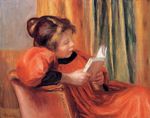 Ренуар Девушка за чтением 1890г
